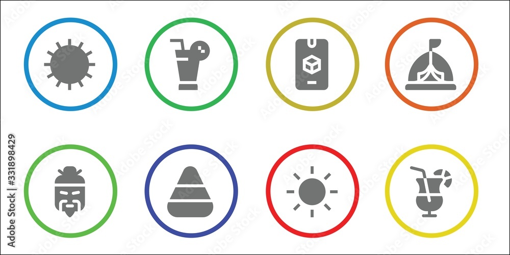 orange icon set orange icon set