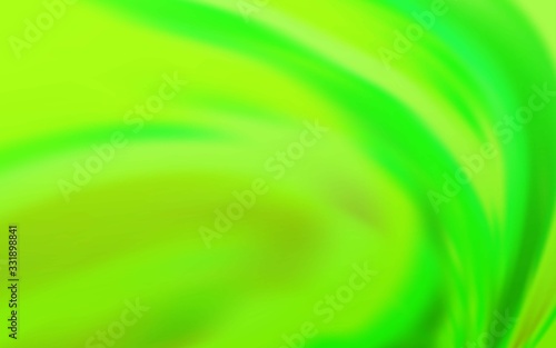 Light Green vector blurred bright template. Modern abstract illustration with gradient. Elegant background for a brand book.
