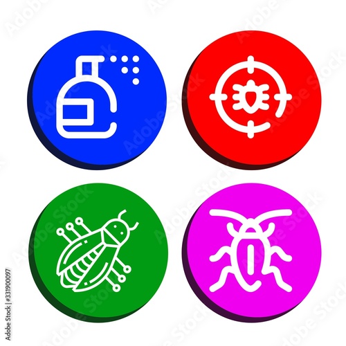mite simple icons set