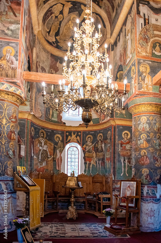 Interior of Snagov Monastary,