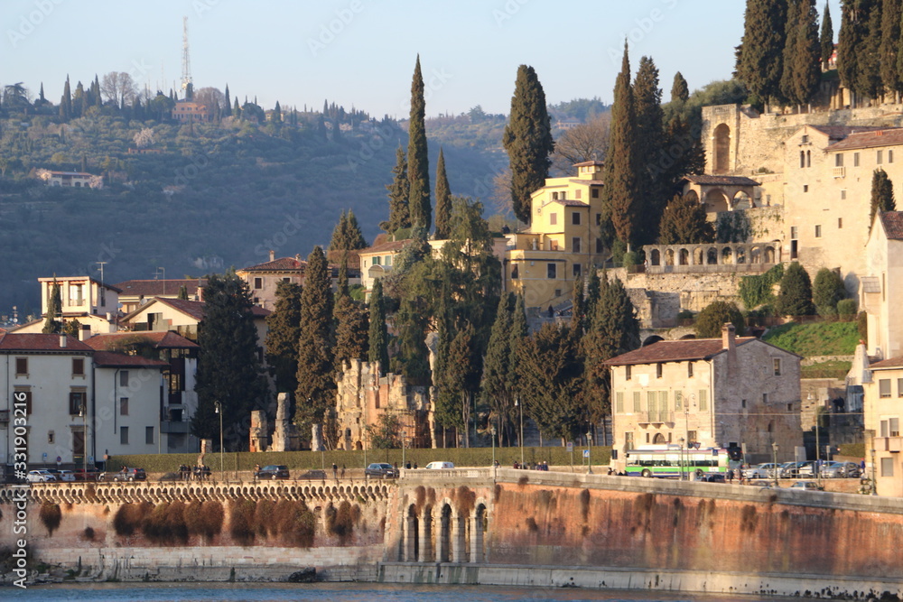 Obraz premium Beautiful view. Nature, Verona, Italy.