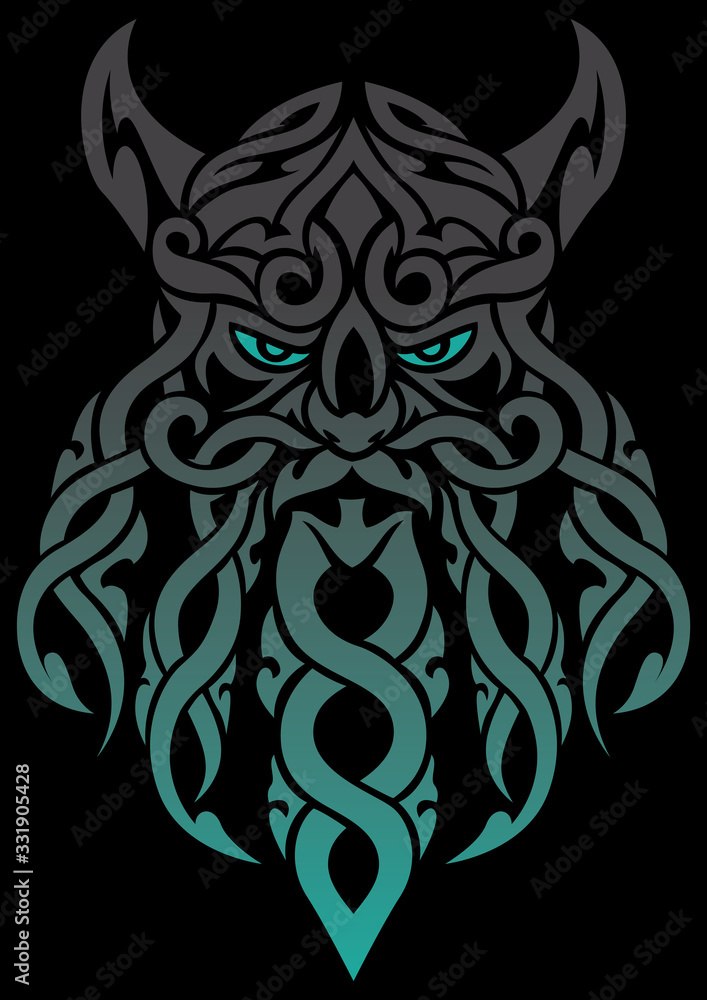 Druid Tangle Mascot Druid Tangle Mascot