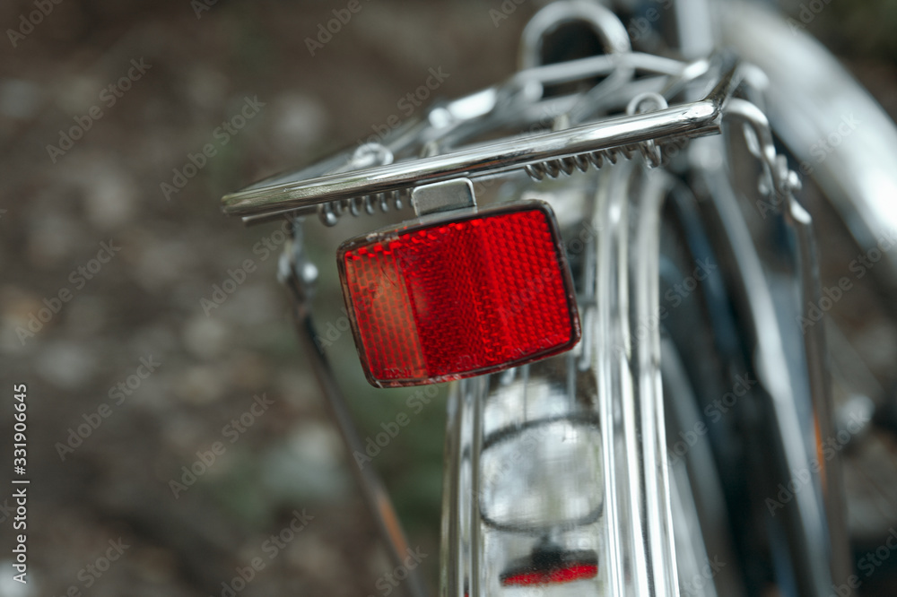 Rear reflector. Сlose up