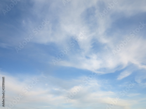 Fototapeta Naklejka Na Ścianę i Meble -  blue sky with clouds in summer
