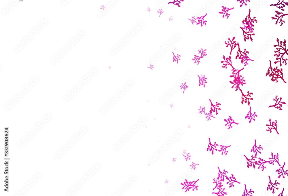 Light Pink vector elegant background with sakura. Light Pink vector elegant background with sakura.