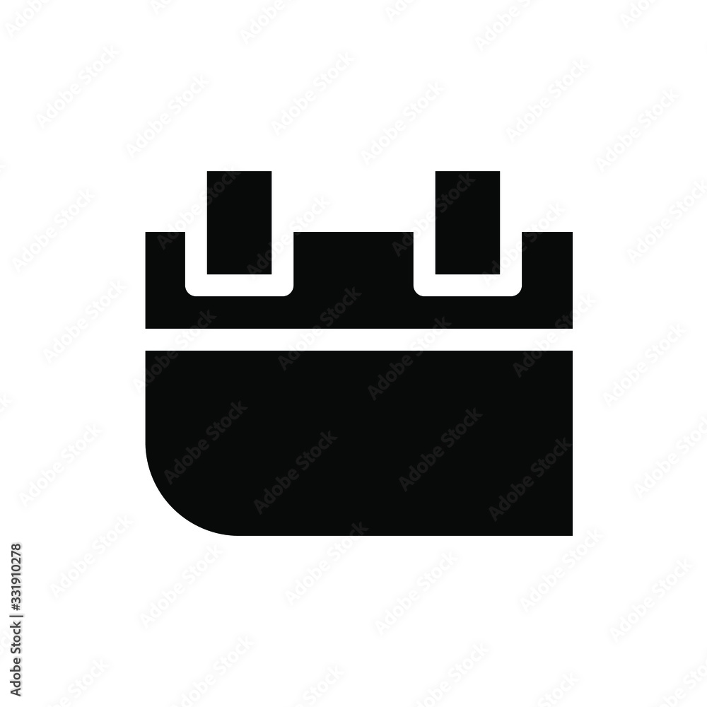 Icon calender vector illustration emblem isolated, company event design, business organizer meeting Icon calender vector illustration emblem isolated, company event design, business organizer meeting