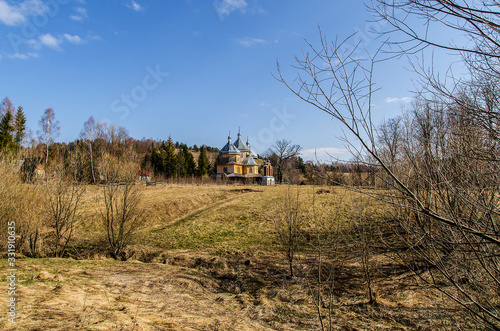 Fototapeta Naklejka Na Ścianę i Meble -  Cerkiew pw św. Michała Archanioła Bystre Bieszczady