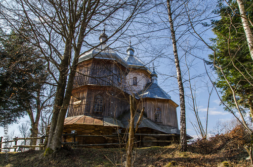 Fototapeta Naklejka Na Ścianę i Meble -  Cerkiew pw. św. Michała Archanioła - Bystre Bieszczady 