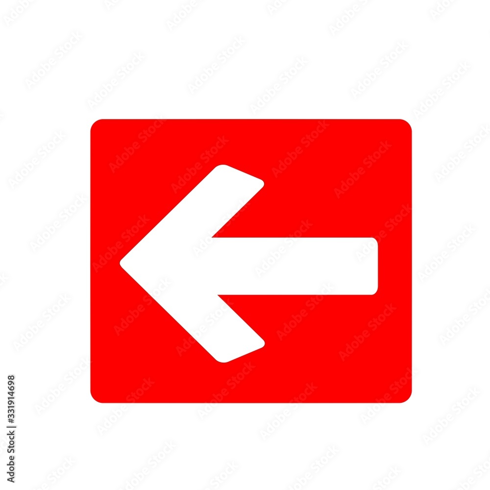 direction arrow icon. Raster illustration direction arrow icon. Raster illustration
