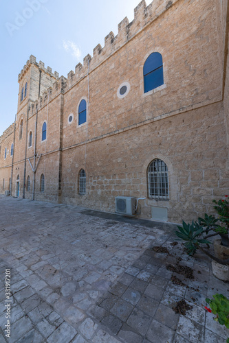 Wall of monastery building