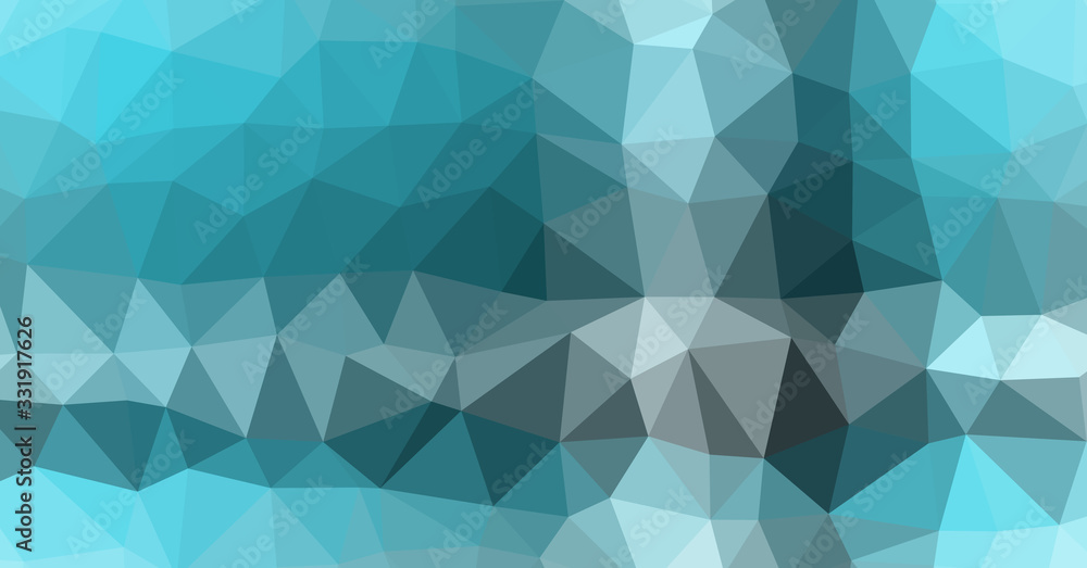 Fototapeta premium Low Polygonal Computation Art background illustration