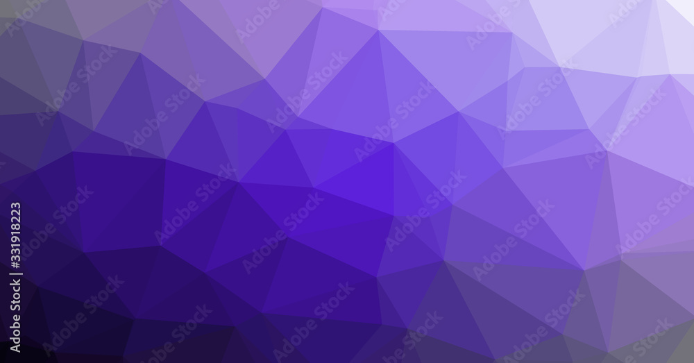 Fototapeta premium Low Polygonal Computation Art background illustration