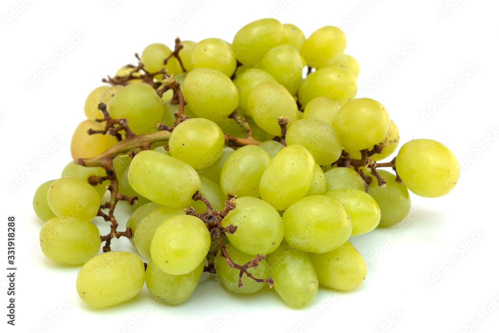 Bunch of fresh ripe juicy grapes isolated on white background. Bunch of fresh ripe juicy grapes isolated on white background.