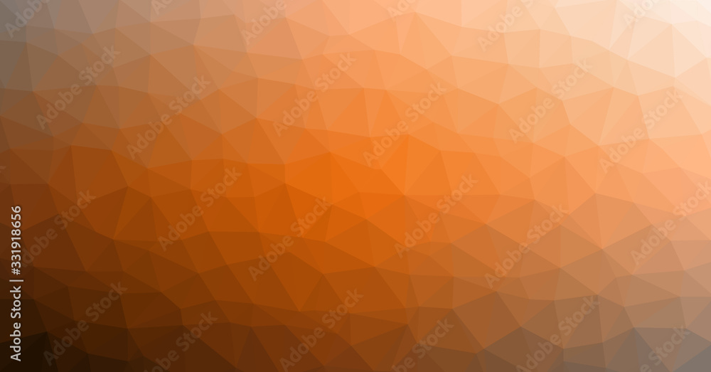 Fototapeta premium Low Polygonal Computation Art background illustration