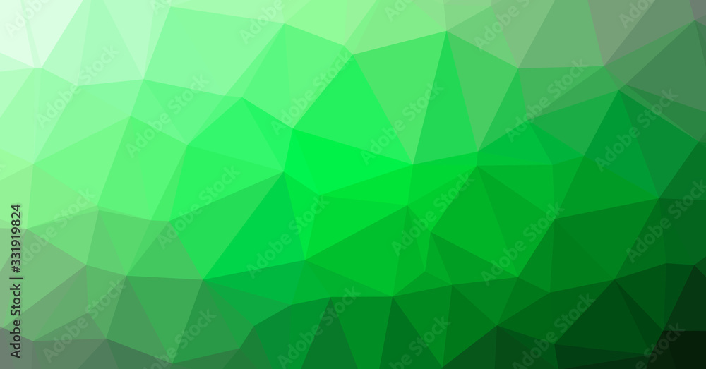 Fototapeta premium Low Polygonal Computation Art background illustration