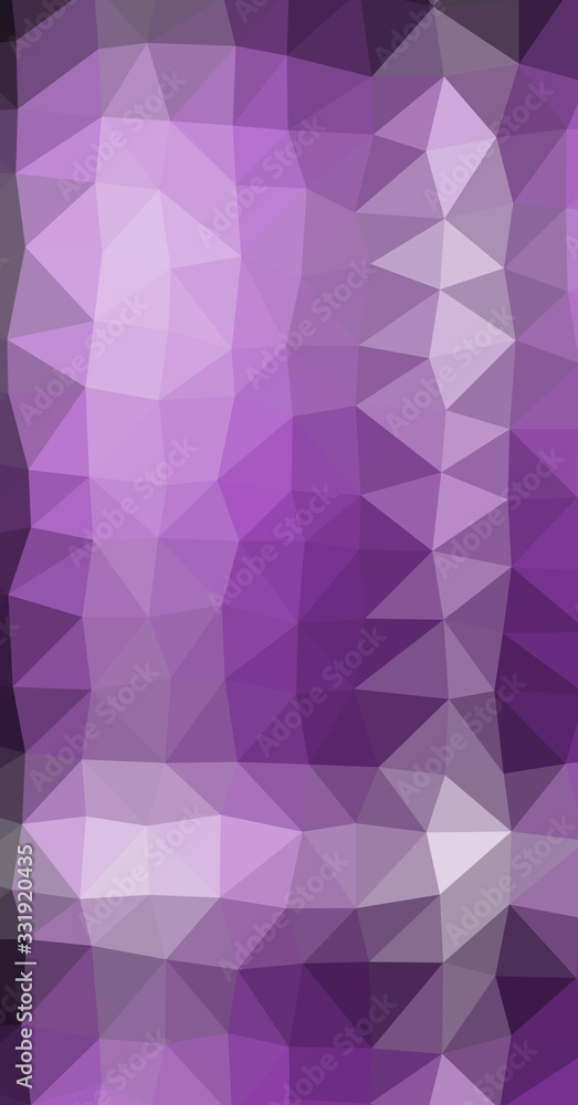 Fototapeta premium Low Polygonal Computation Art background illustration