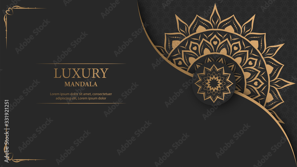 Luxury mandala arabesque ornamental background Luxury mandala arabesque ornamental background