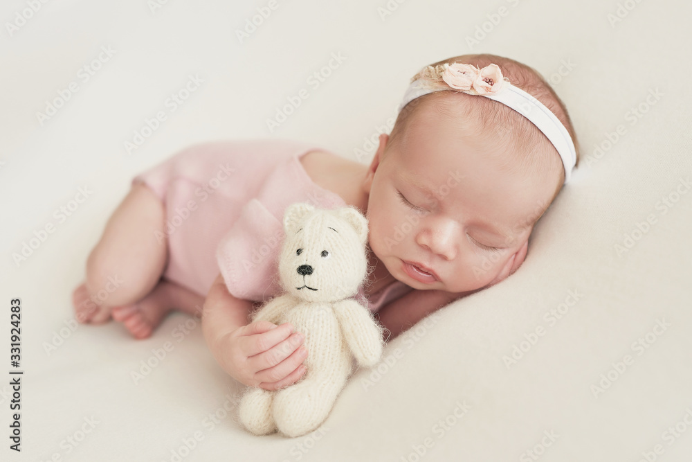 Sleeping newborn baby. Healthy and medical concept. Healthy child, concept of hospital and happy motherhood. Infant baby. Happy pregnancy and childbirth. Children's theme. Baby and childen's goods Sleeping newborn baby. Healthy and medical concept. Healthy child, concept of hospital and happy motherhood. Infant baby. Happy pregnancy and childbirth. Children's theme. Baby and childen's goods
