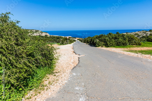 paths of the Cape Greko National Park  Cyprus