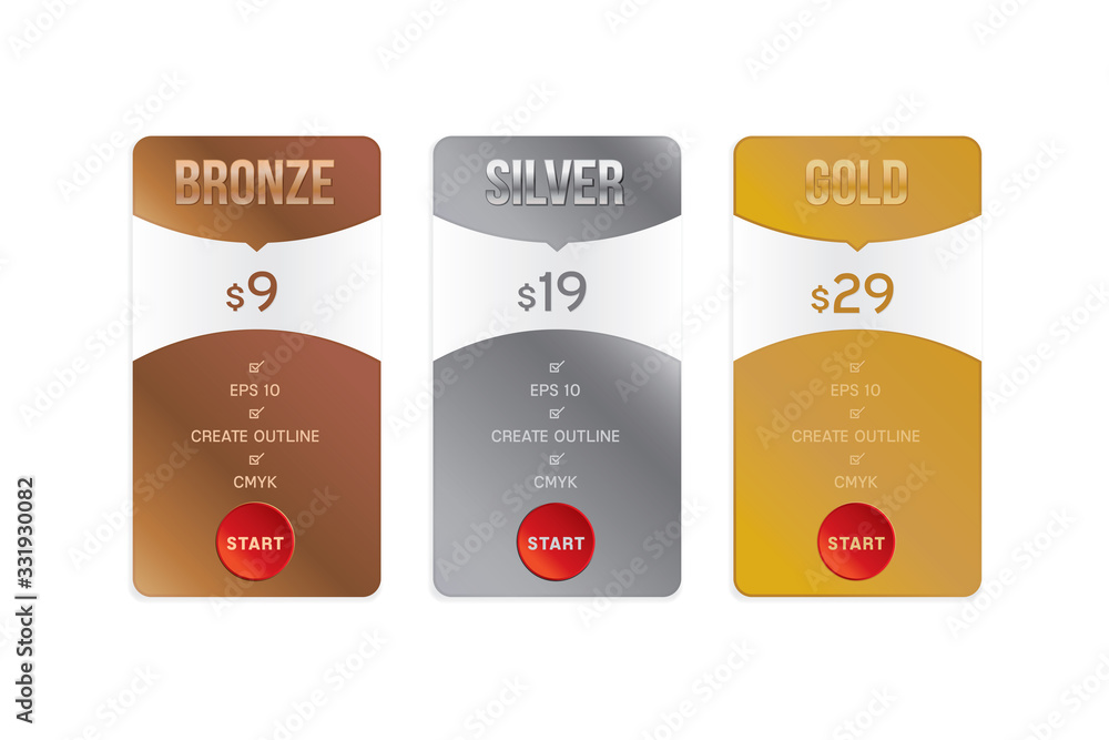 vector-of-pricing-table-design-template-stock-vector-adobe-stock