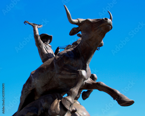 Photography Cowboy statue