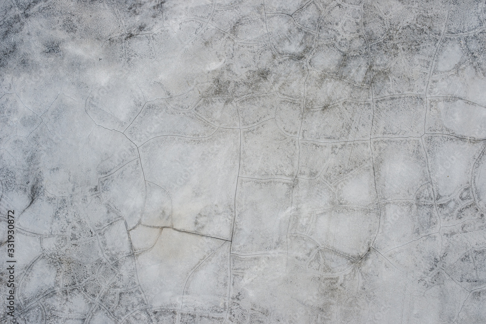 Naklejka premium Cracked grunge concrete wall background