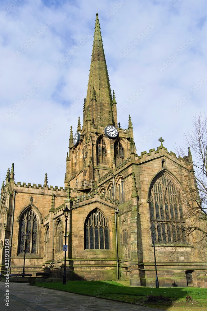 All Saint's Church, Rotherham Minster, Rotherham, South Yorkshire, England.