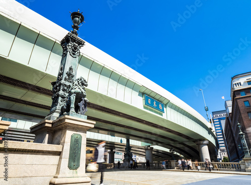 Obraz na płótnie 東京 日本橋 w salonie