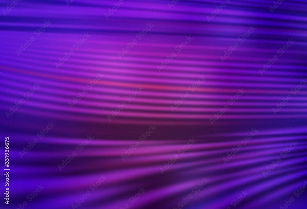 Fototapeta premium Light Purple vector glossy abstract backdrop. Shining colored illustration in smart style. Blurred design for your web site.