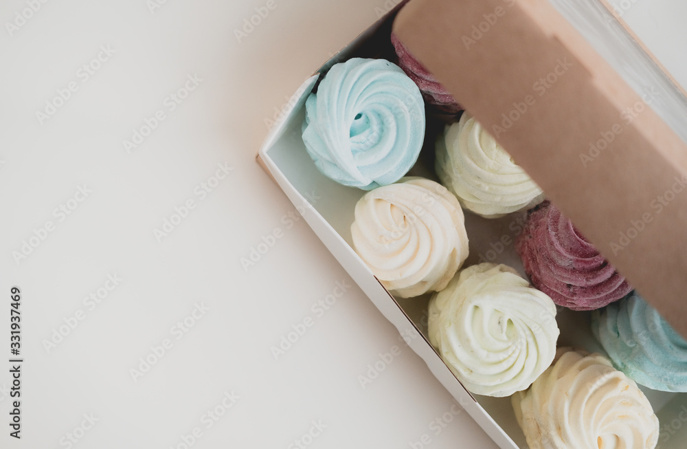 marshmallows are handmade. natural sweets . marshmallows are handmade. natural sweets .