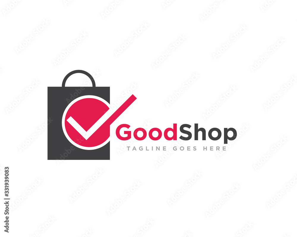 Bag Shop Logo Icon Design Vector Bag Shop Logo Icon Design Vector