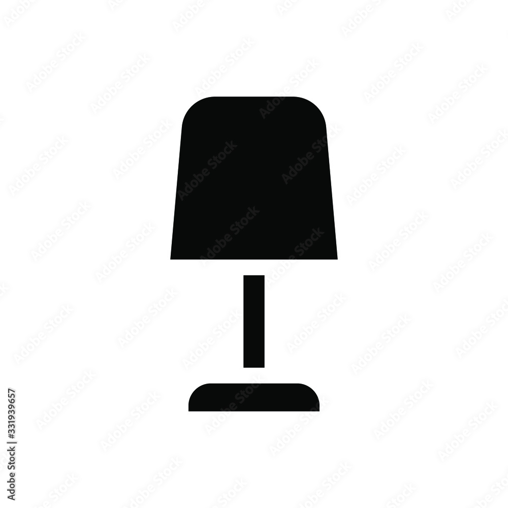 Reading lamp icon vector illustration, emblem isolated flat design , business house in the room , template logo start up project Reading lamp icon vector illustration, emblem isolated flat design , business house in the room , template logo start up project