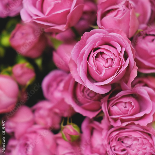 a variety of flowers.Bouquet . close up.