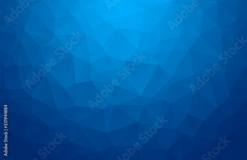 Abstract vector background from triangles. Background color is dark, blue. Gradient pattern for design decoration. Conceptual background eps10
