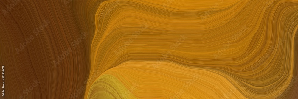 very futuristic background banner with dark golden rod, chocolate and saddle brown color. modern curvy waves background illustration very futuristic background banner with dark golden rod, chocolate and saddle brown color. modern curvy waves background illustration