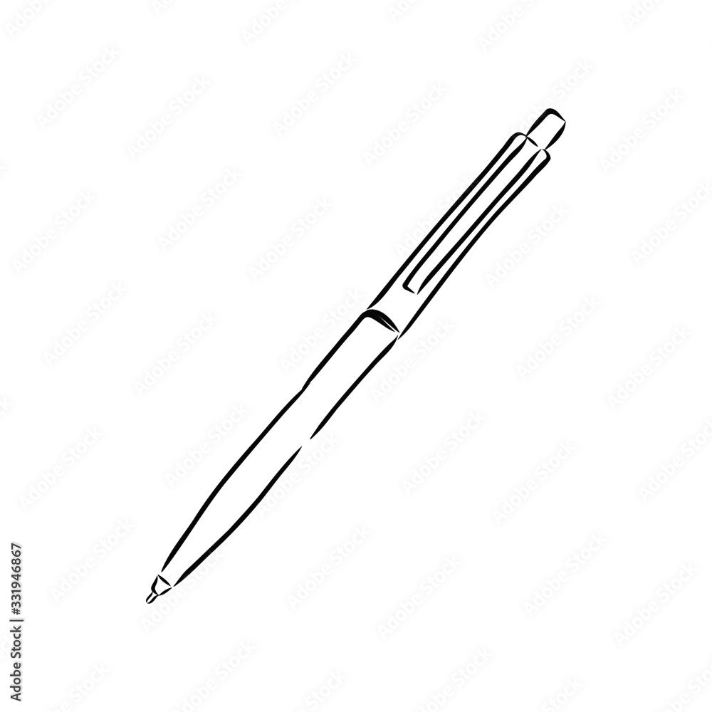 pen isolated on white background pen isolated on white background
