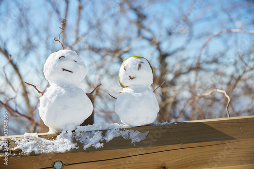 Snowman. Deogyusan Mountain in Muju-gun, South Korea. photo