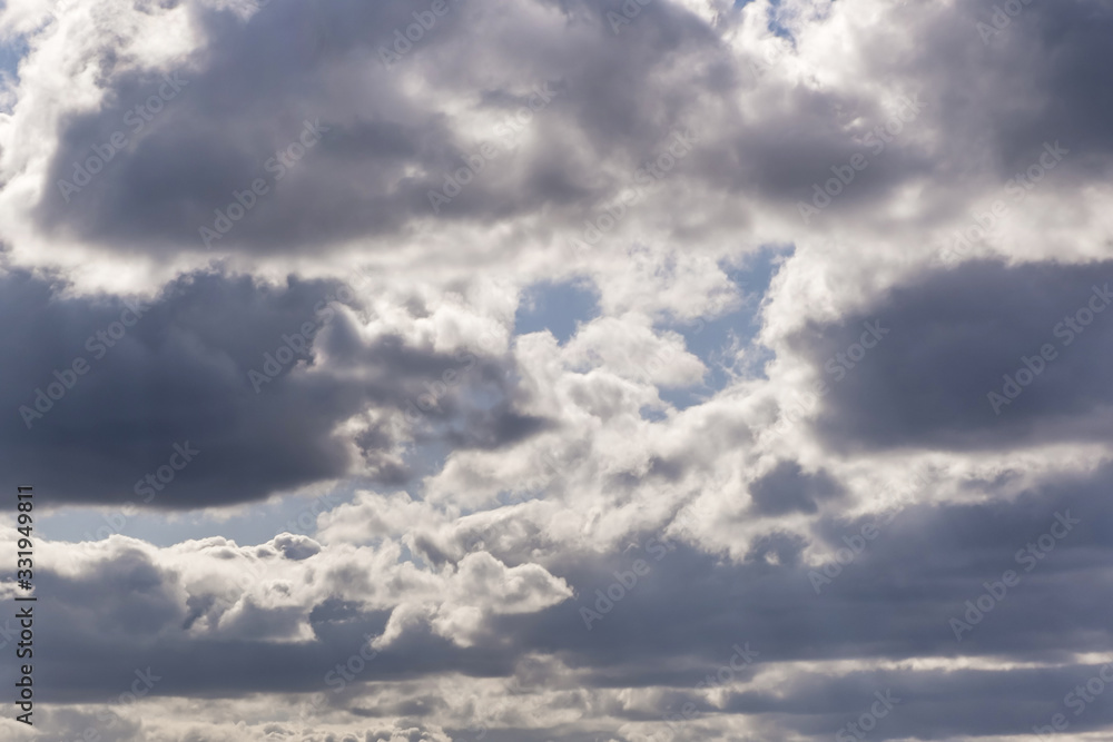 dark Blue sky background with tiny stratus cirrus striped clouds. Clearing evening and Good windy weather dark Blue sky background with tiny stratus cirrus striped clouds. Clearing evening and Good windy weather