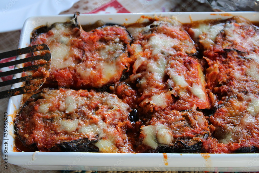Cooked Eggplant Lasagna