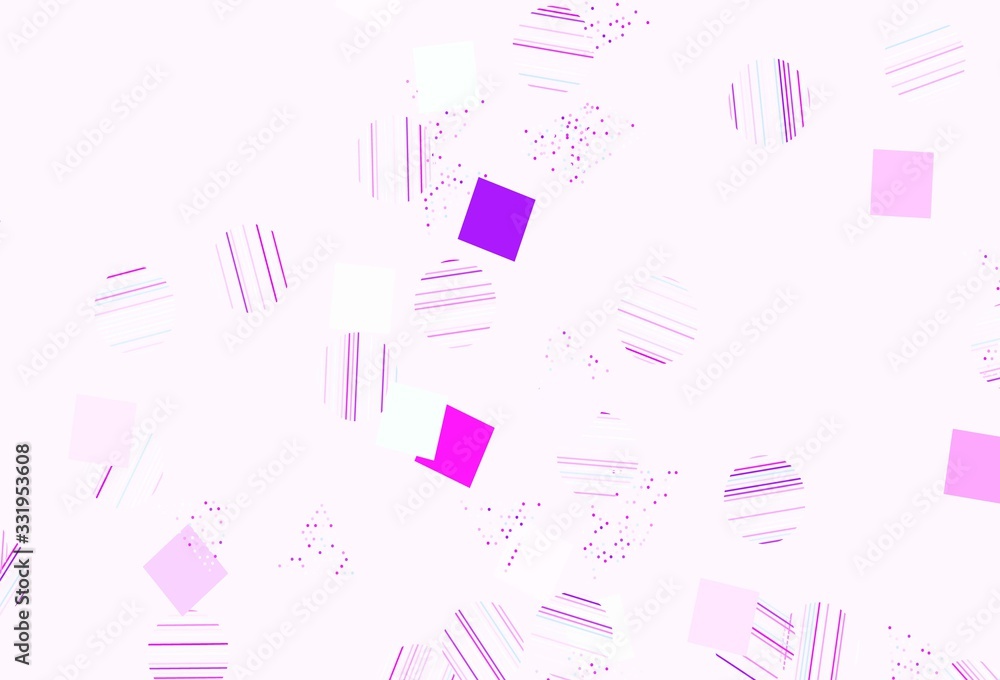 Light Pink, Blue vector layout with circles, lines, rectangles. Light Pink, Blue vector layout with circles, lines, rectangles.