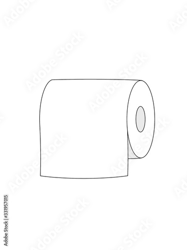 illustration of a Toilet Paper