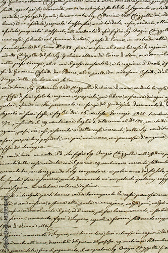 Bild auf Leinwand DETTAGLIO DI MANOSCRITTO ANTICO