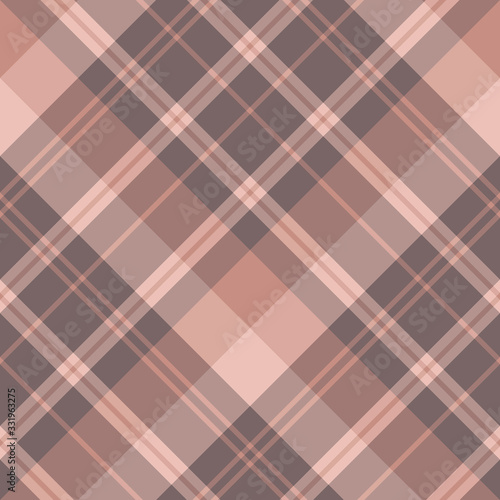 Seamless pattern in great cozy discreet beige and gray colors for plaid, fabric, textile, clothes, tablecloth and other things. Vector image. 2