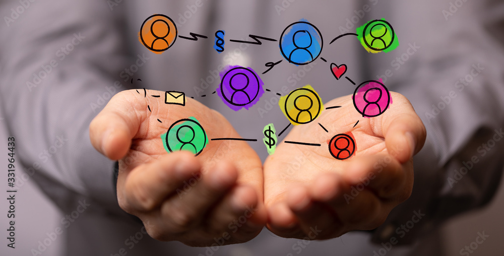 Digital Network and data concept. Digital Network and data concept.