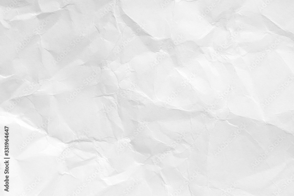 White crumpled paper background, texture old for web design screensavers. Template for various purposes or creating packaging. White crumpled paper background, texture old for web design screensavers. Template for various purposes or creating packaging.