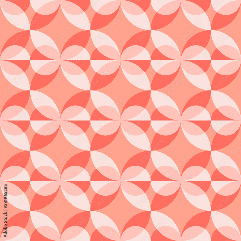 Rounded geometric forms. Abstract vector seamless pattern. Rounded geometric forms. Abstract vector seamless pattern.