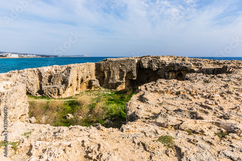 rocky soil in the area of Ayia Napa, Cyprus