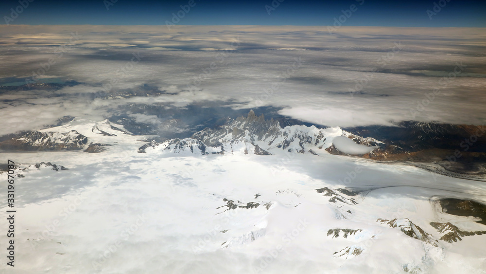 Monte Fitz Roy, Parque de los glaciares, Patagonia
