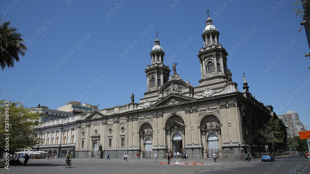 Catedral Metropolitana, Plaza de Armas, Santiago de Chile, Chile