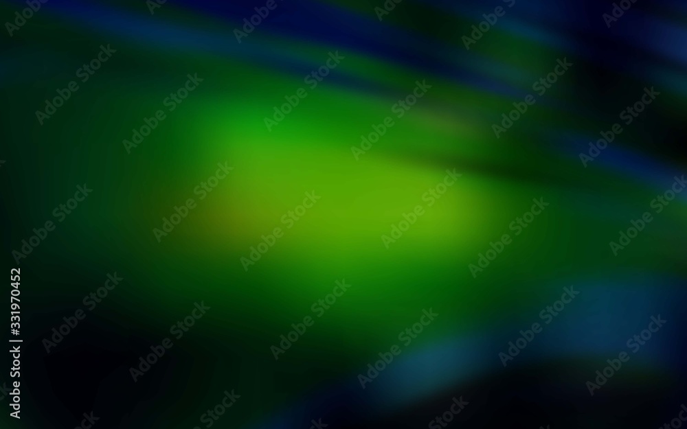 Dark Green, Yellow vector colorful abstract texture. An elegant bright illustration with gradient. New way of your design.